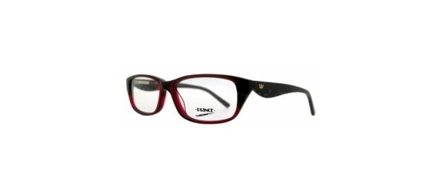 משקפי ראיה פרינס לנשים 52-036 אדום, שחור חתולי, מלבניות