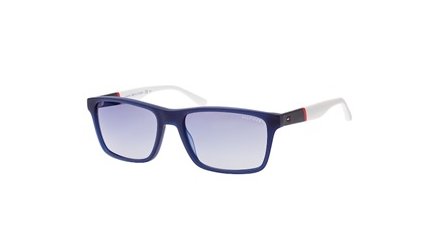 משקפי שמש טומי הילפיגר לגברים TH 1405/S כחול מלבניות