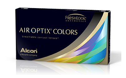 עדשות מגע צבעוניות חודשיות אייר אופטיקס Alcon AIR OPTIX COLORS