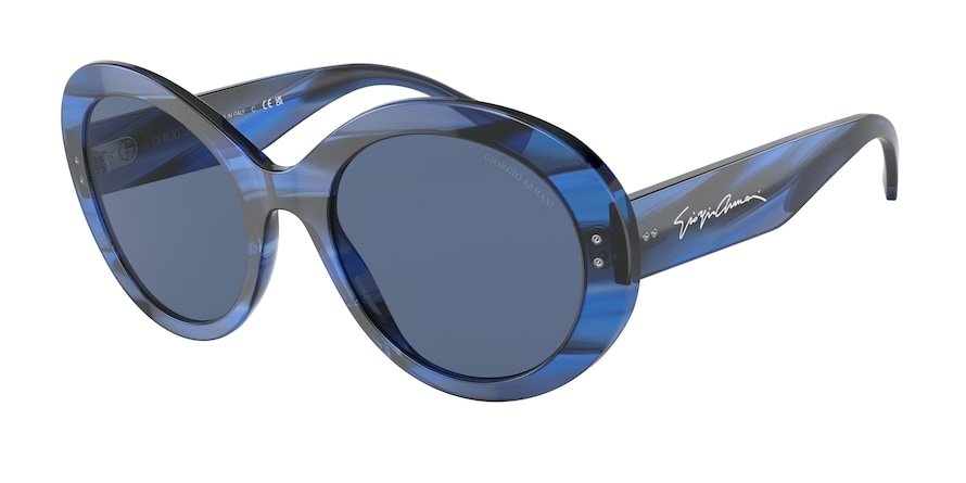 משקפי שמש ג'ורג'יו ארמני לנשים AR8174 כחול עגולות