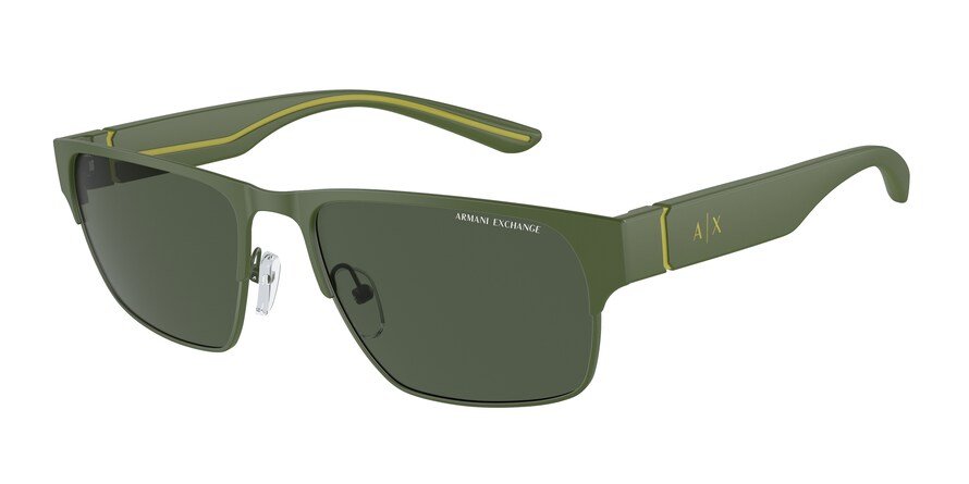 משקפי שמש ארמני אקסצ'יינג לגברים AX2046S ירוק מלבניות