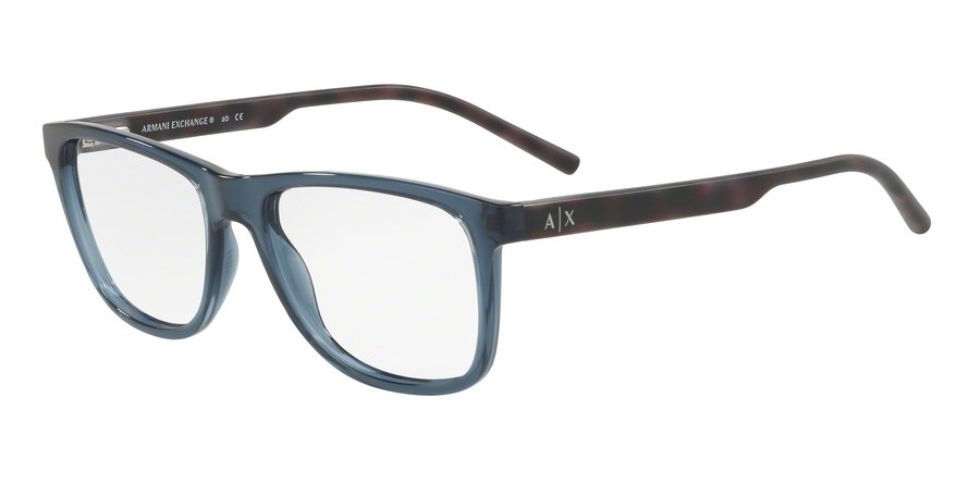 משקפי ראיה ארמני אקסצ'יינג לגברים AX3048 כחול מלבניות