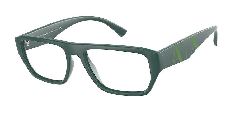 משקפי ראיה ארמני אקסצ'יינג לגברים AX3087 ירוק מלבניות