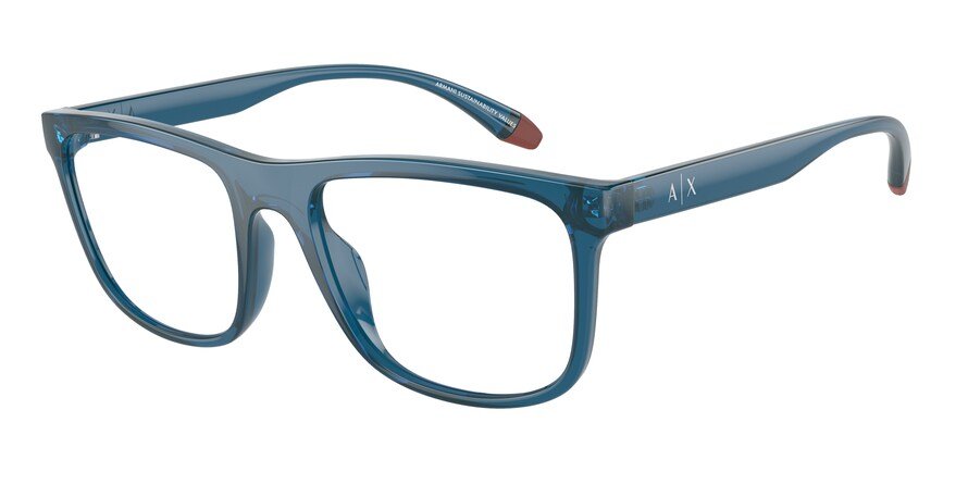 משקפי ראיה ארמני אקסצ'יינג לגברים AX3101U כחול מלבניות