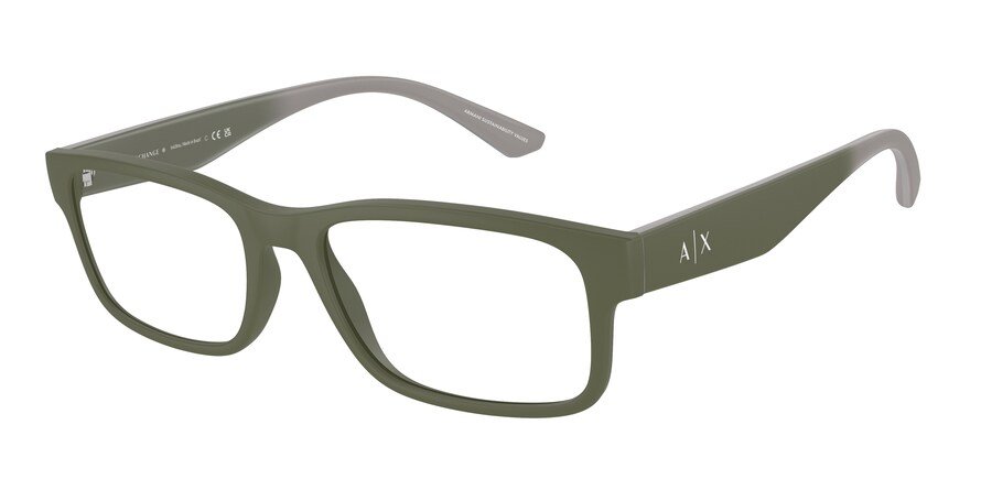 משקפי ראיה ארמני אקסצ'יינג לגברים AX3106 ירוק מלבניות