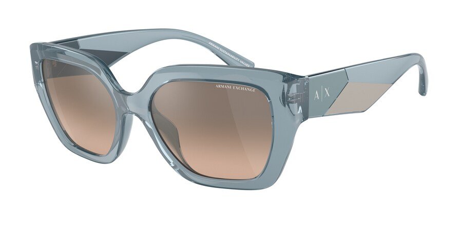 משקפי שמש ארמני אקסצ'יינג לנשים AX4125SU כחול מלבניות