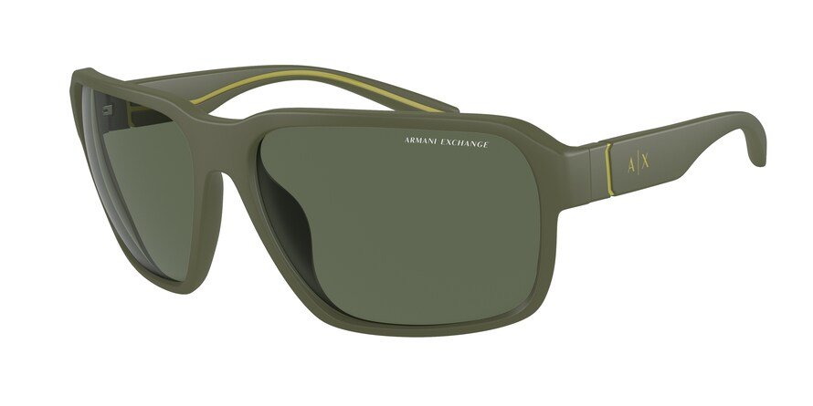 משקפי שמש ארמני אקסצ'יינג לגברים AX4131SU ירוק מלבניות