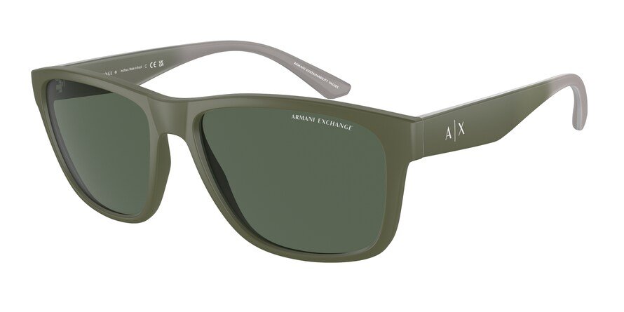 משקפי שמש ארמני אקסצ'יינג לגברים AX4135S ירוק מלבניות