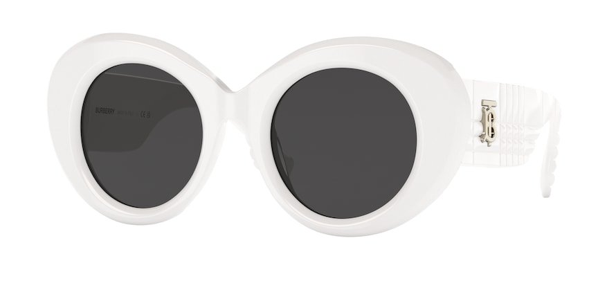 משקפי שמש ברברי לנשים MARGOT B 4370-U לבן עגולות