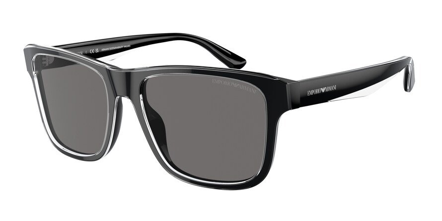משקפי שמש אימפוריו ארמני לגברים EA 4208 שחור מלבניות