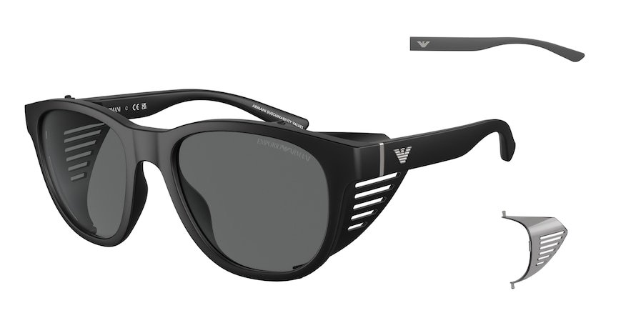 משקפי שמש אימפוריו ארמני לגברים EA 4216U שחור מלבניות