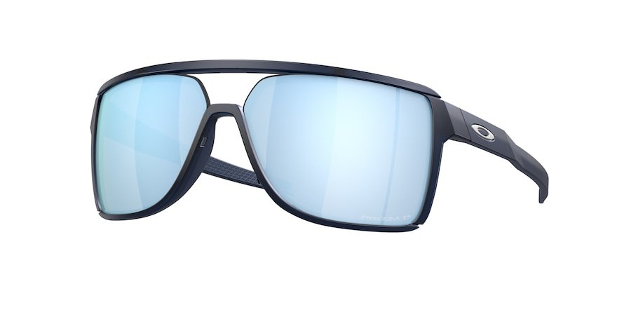משקפי שמש אוקלי לגברים CASTEL OO9147 כחול מלבניות