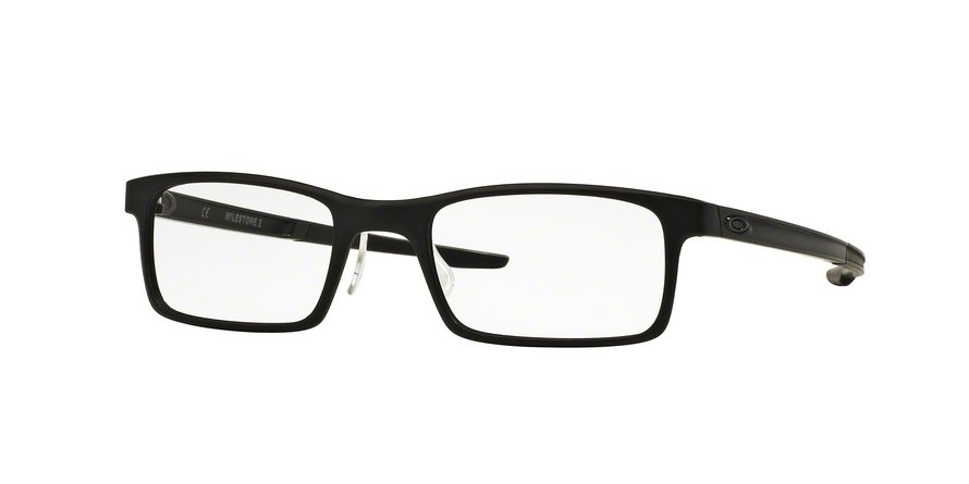 משקפי ראיה אוקלי לגברים MILESTONE 2.0 OX8047 שחור מלבניות