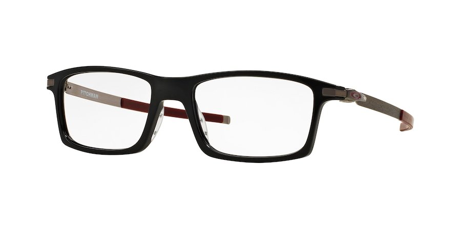 משקפי ראיה אוקלי לגברים PITCHMAN OX8050 שחור מלבניות