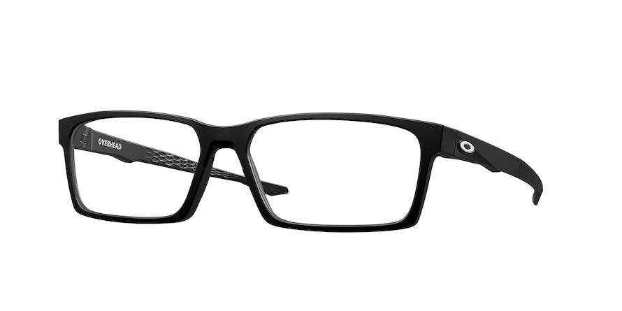 משקפי ראיה אוקלי לגברים OVERHEAD OX8060 שחור מלבניות