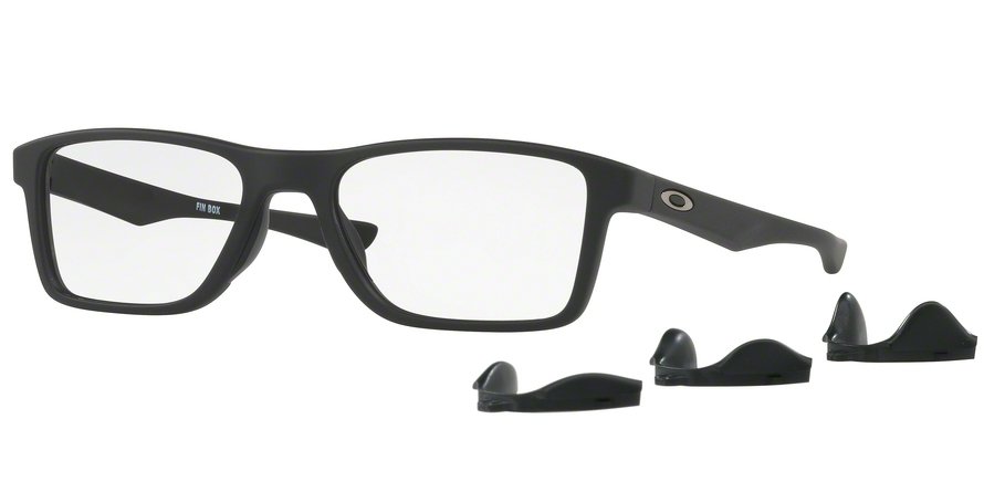 משקפי ראיה אוקלי FIN BOX OX8108 שחור מלבניות