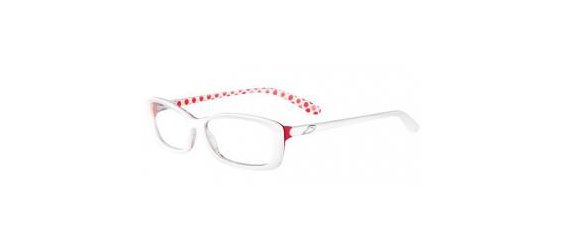 משקפי ראיה אוקלי לנשים CROSS COURT OX1071 לבן, אדום מלבניות