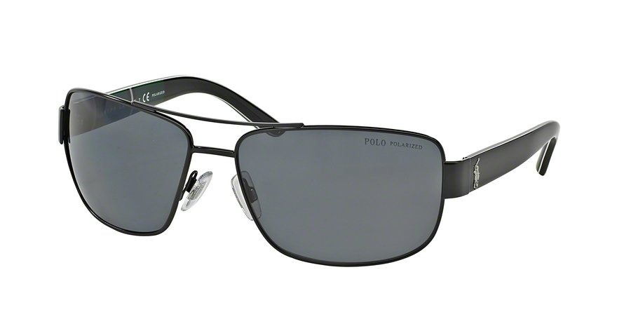 משקפי שמש פולו ראלף לורן לנשים PH 3087 שחור, מבריק מרובעות