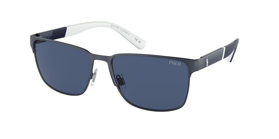 משקפי שמש פולו ראלף לורן לגברים PH 3143 כחול מלבניות