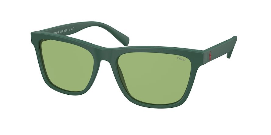 משקפי שמש פולו ראלף לורן לגברים PH 4167 ירוק מלבניות
