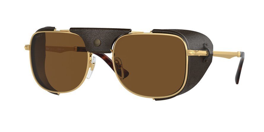 משקפי שמש פרסול לגברים 1013-S-Z זהב מלבניות