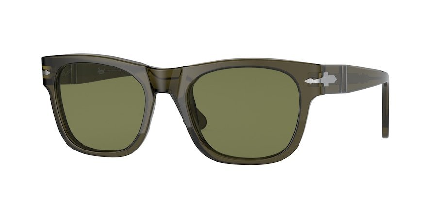 משקפי שמש פרסול 3269-S ירוק מלבניות