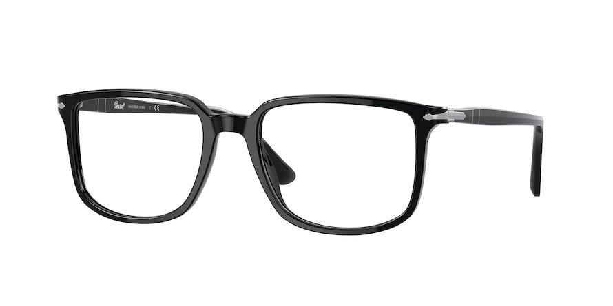 משקפי ראיה פרסול 3275-V שחור מלבניות