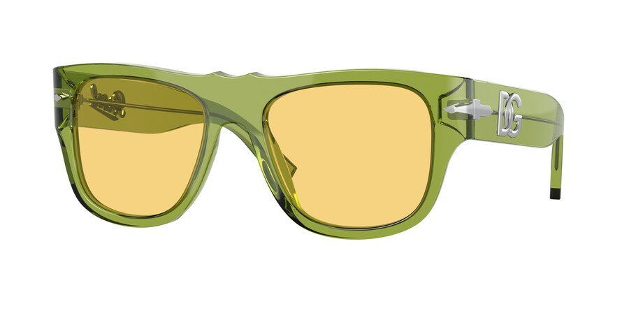 משקפי שמש פרסול לגברים 3294-S ירוק מלבניות