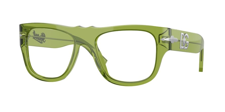 משקפי ראיה פרסול לגברים 3294-V ירוק מלבניות
