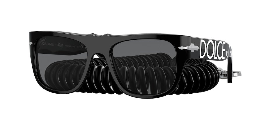 משקפי שמש פרסול לנשים 3295-S שחור מלבניות