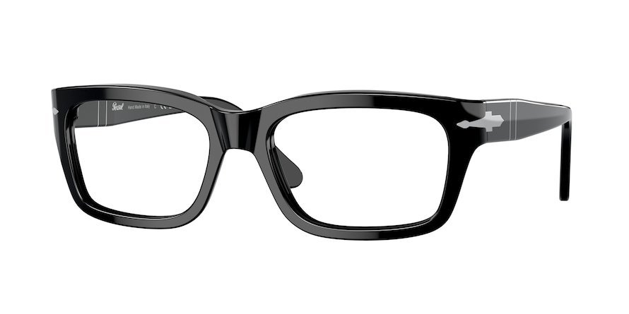משקפי ראיה פרסול 3301-V שחור מלבניות