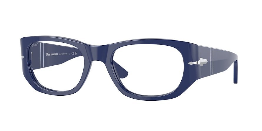 משקפי שמש פרסול 3307-S כחול מלבניות
