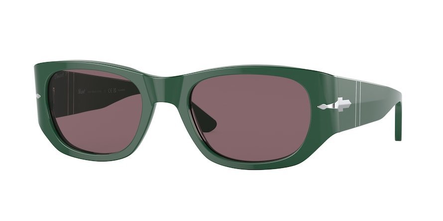 משקפי שמש פרסול 3307-S ירוק מלבניות