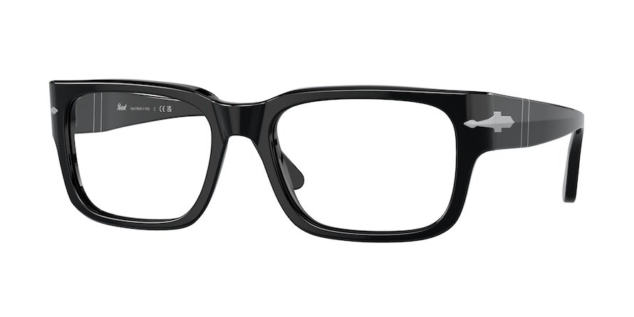 משקפי ראיה פרסול לגברים 3315-V שחור מלבניות