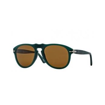 משקפי שמש פרסול 0649 ירוק, כהה עגולות, oversized - אוברסייז