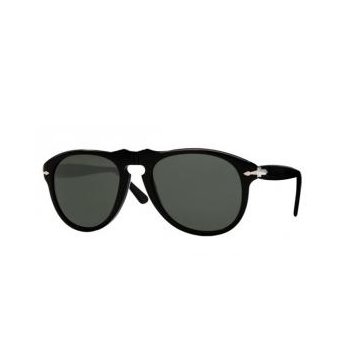 משקפי שמש פרסול 0649 שחור עגולות, oversized - אוברסייז