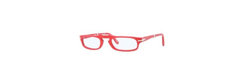 משקפי ראיה פרסול לגברים 2886-V אדום מלבניות