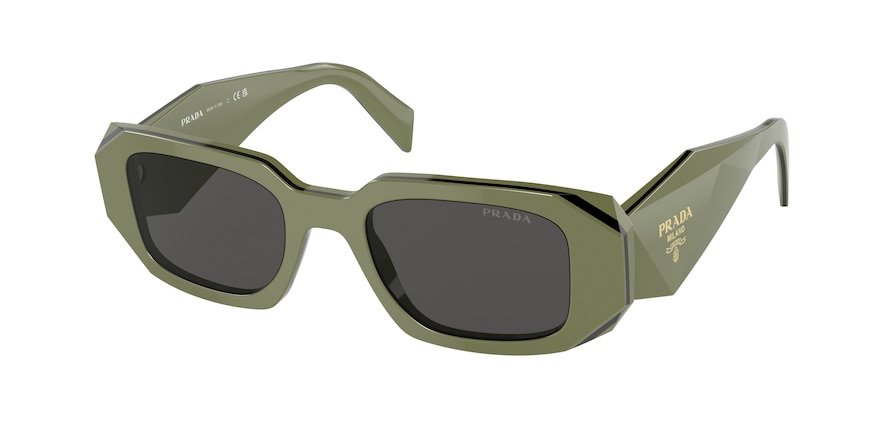 משקפי שמש פראדה לנשים SPR 17W ירוק מלבניות