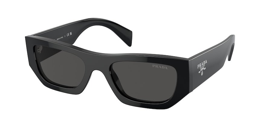משקפי שמש פראדה SPR A01 שחור מלבניות