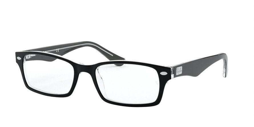משקפי ראיה רייבן RB 5206 שחור מלבניות