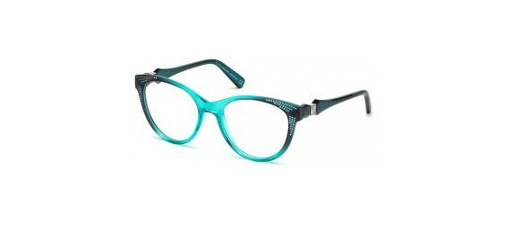משקפי ראיה סברובסקי לנשים SW 5075 כחול, שקוף חתולי
