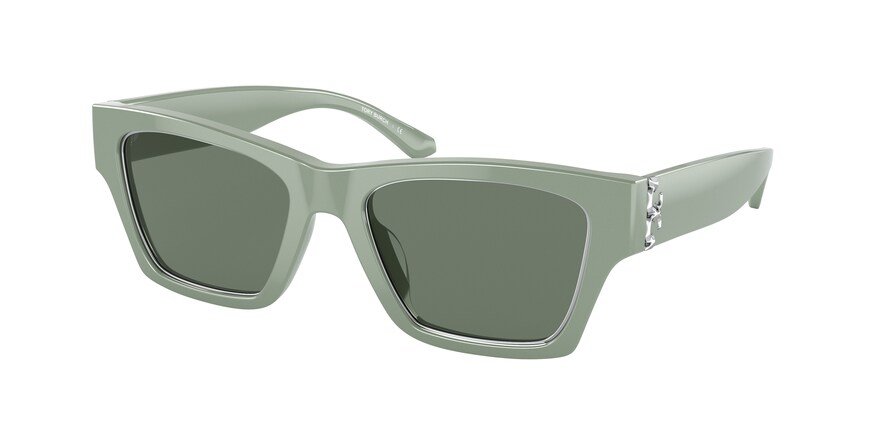 משקפי שמש טורי ברץ' לנשים TY 7186U ירוק מלבניות