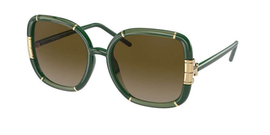 משקפי שמש טורי ברץ' לנשים TY 9071U ירוק מרובעות