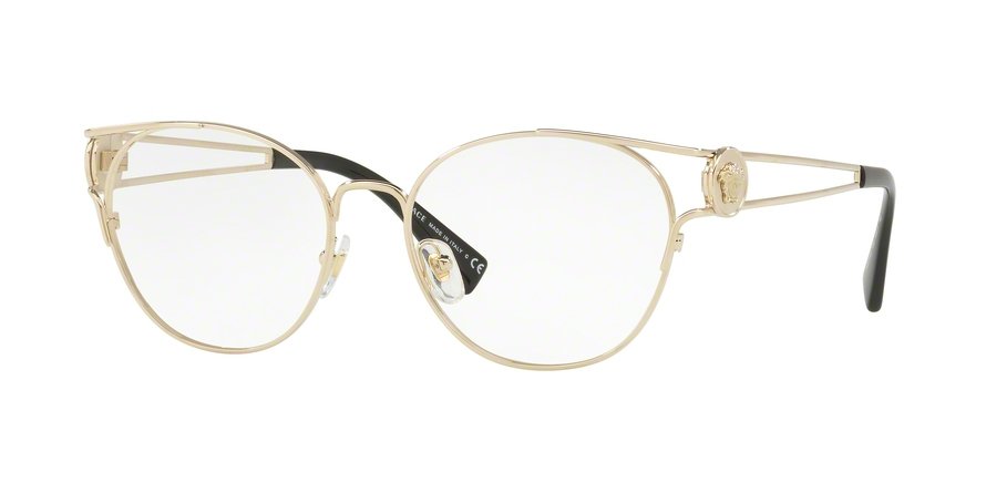 משקפי ראיה וורסצ'ה לנשים 1250 זהב חתולי, עגולות