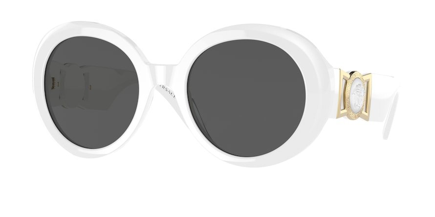משקפי שמש וורסצ'ה לנשים 4414 לבן עגולות