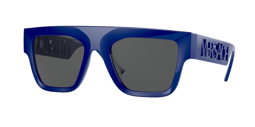 משקפי שמש וורסצ'ה לגברים 4430U כחול מלבניות