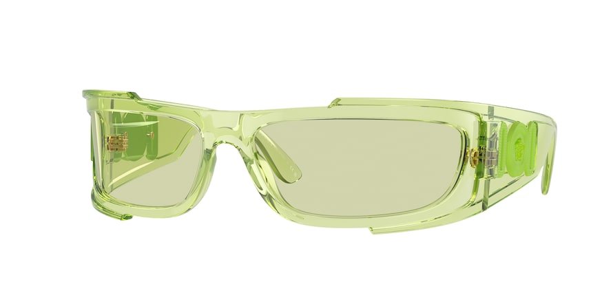משקפי שמש וורסצ'ה לגברים 4446 ירוק מלבניות