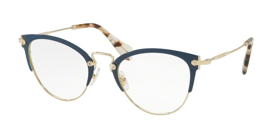 משקפי ראיה מיו מיו לנשים VMU 50Q זהב, כחול חתולי