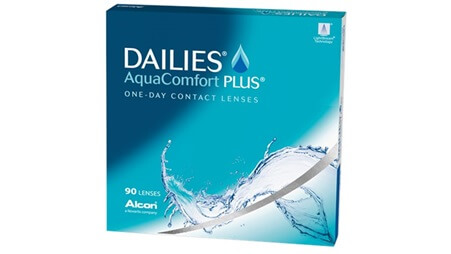 עדשות מגע יומיות אלקון Alcon Dailies Aqua Comfort Plus 90