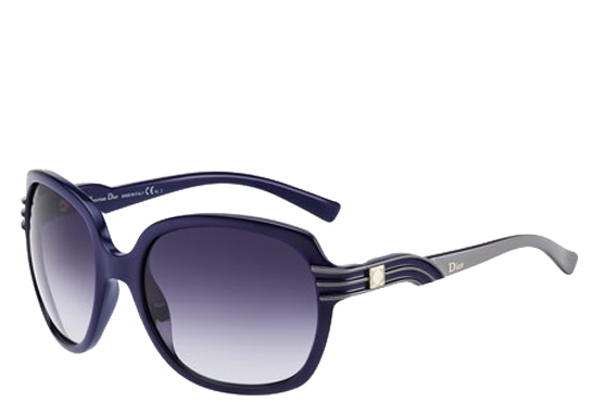משקפי שמש כריסטיאן דיור לנשים Zerline 1 אפור, כחול oversized - אוברסייז, מרובעות